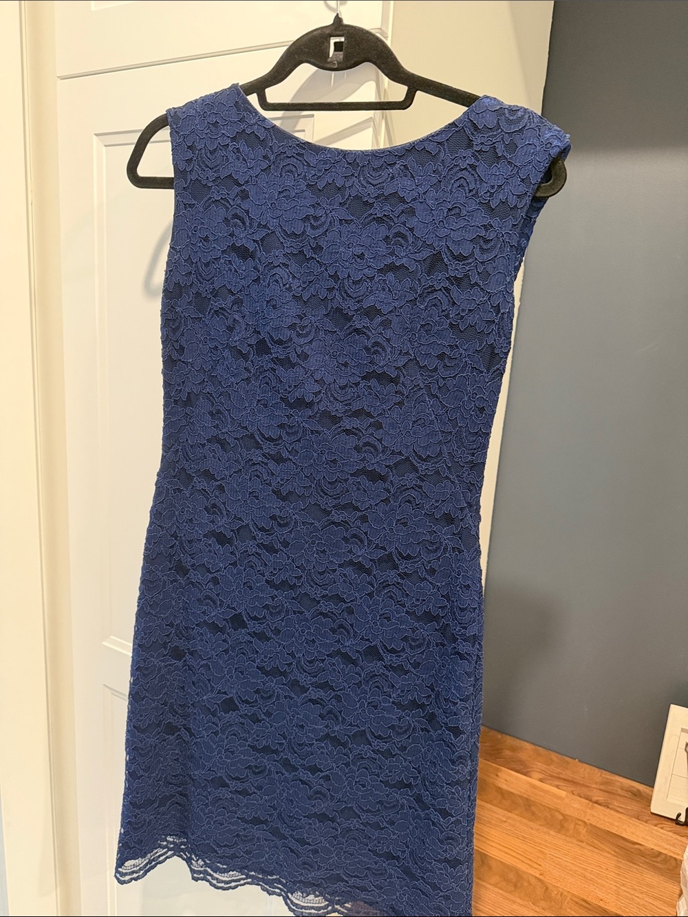 Lauren Ralph Lauren Royal Blue Lace Sheath Dress